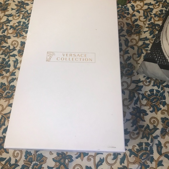 VERSACE COLLECTION formal derby sz 9 UK 42 Brown - Picture 2 of 6